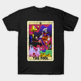 America Uncle Sam communist cartoon The Fool 0 Tarot Card T-Shirt